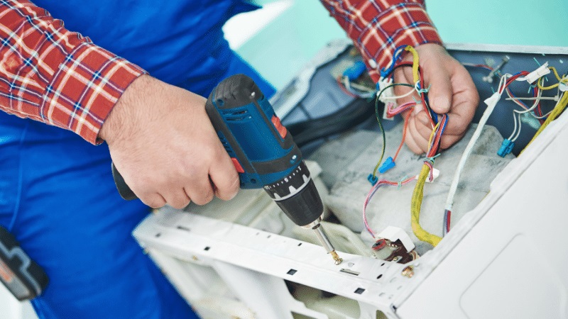 Akyazı Profilo Profilo çamaşır makinesi kart tamiri – Su almama arızası orijinal parça ile giderildi. - Teknik servis örneği